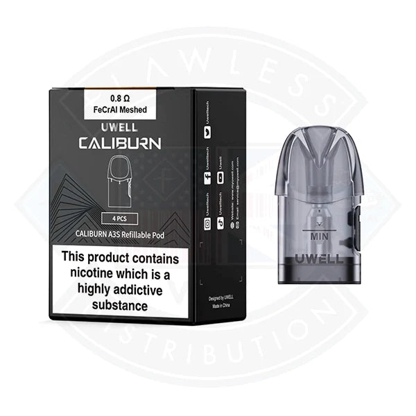 Caliburn A3S Refillable Pod 4pcs/pack