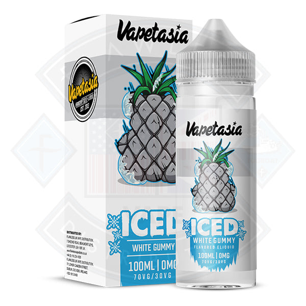 Vapetasia - ICED White Gummy 100ml 0mg
