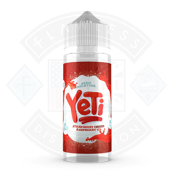 Yeti Ice Cold Strawberry Cherry Raspberry 0mg 100ml Shortfill E-Liquid