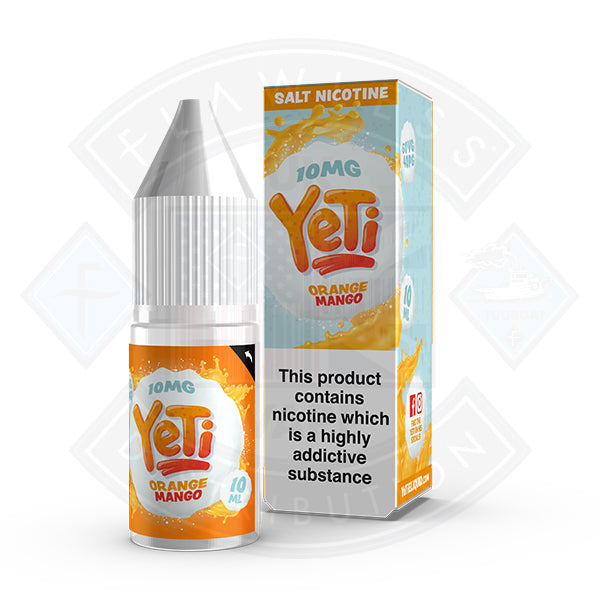 Yeti Salt - Orange Mango 10ml E Liquid