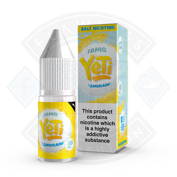 Yeti Salt - Lemonade 10ml E Liquid