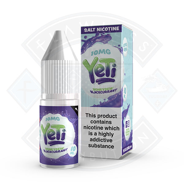 Yeti Salt - Honeydew Blackcurrant 10ml E Liquid