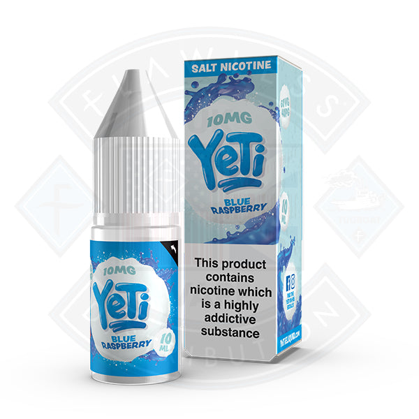 Yeti Salt - Blue Raspberry 10ml E Liquid