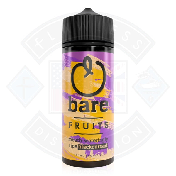 Bare Fruits Mouth Wateringly Ripe Blackcurrant 100ml Shortfill