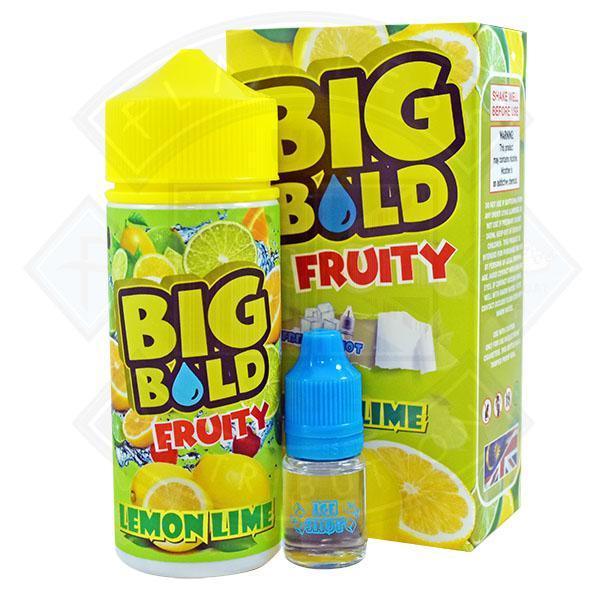 Big Bold Fruity - Lemon Lime 0mg 100ml Shortfill - Flawless Vape Shop
