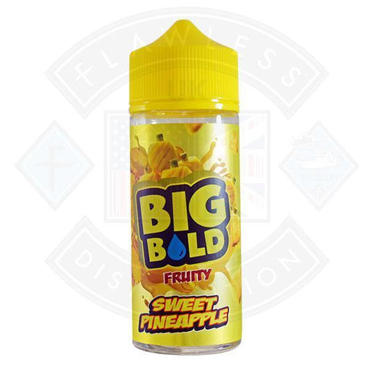 Big Bold Fruity - Sweet Pineapple 0mg 100ml Shortfill - Flawless Vape Shop