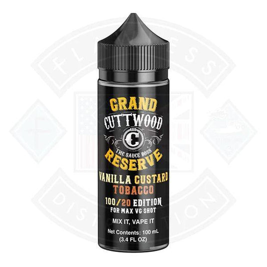 Cuttwood Grand Reserve - Vanilla Custard Tobacco 0mg 100ml E-liquid - Flawless Vape Shop