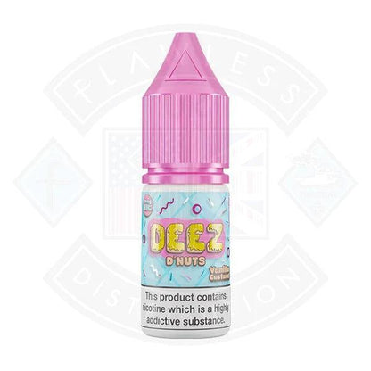 DEEZ D'Nuts Vanilla Custard 10ml Nic Salt - 10mg - Flawless Vape Shop