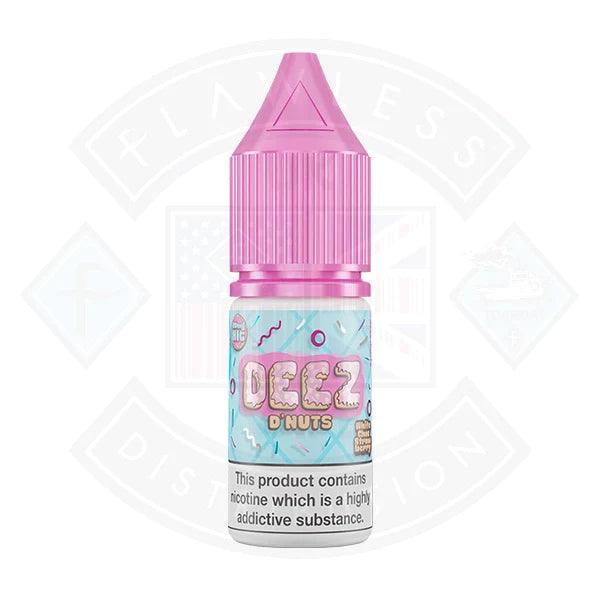 DEEZ D'Nuts White Choc Strawberry 10ml Nic Salt - 10mg - Flawless Vape Shop