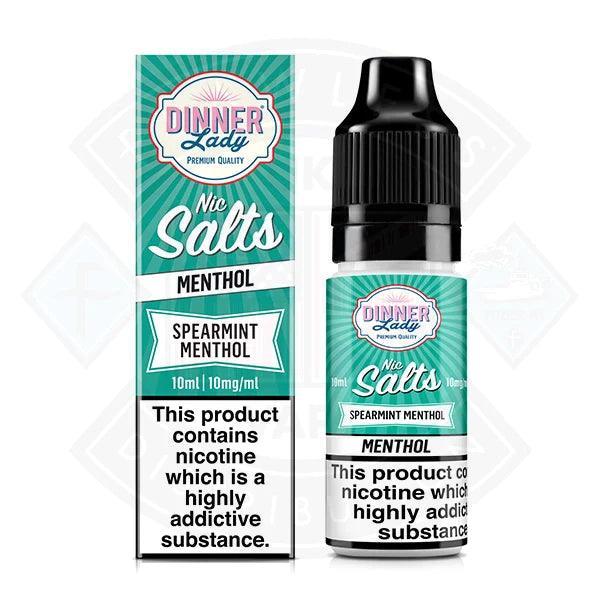 Dinner Lady Menthol - Spearmint Menthol Nic Salt 10ml - 5mg - Flawless Vape Shop