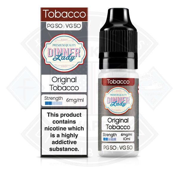 Dinner Lady Tobacco 50/50 Original Tobacco 10ml - 3mg - Flawless Vape Shop