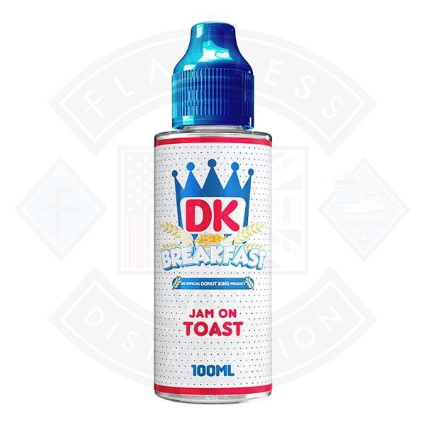 Donut King Breakfast  - Jam on Toast 0mg 100ml Shortfill - Flawless Vape Shop