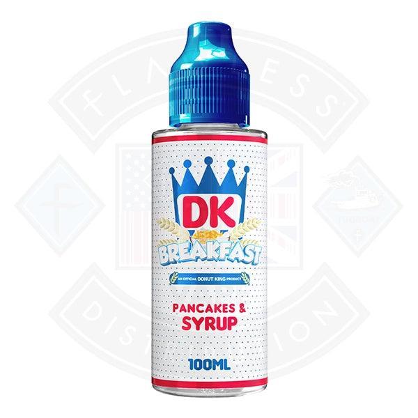 Donut King Breakfast  - Pancakes and Syrup 0mg 100ml Shortfill - Flawless Vape Shop