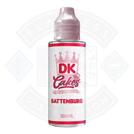 Donut King Cake - Battenburg 0mg 100ml Shortfill - Flawless Vape Shop