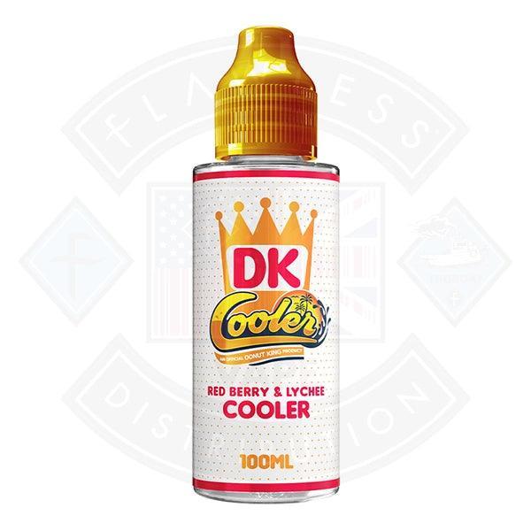 Donut King Cooler - Red Berry and Lychee 0mg 100ml Shortfill - Flawless Vape Shop