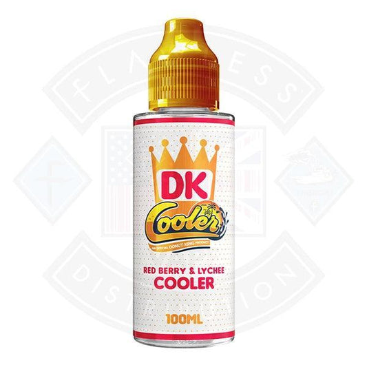 Donut King Cooler - Red Berry and Lychee 0mg 100ml Shortfill - Flawless Vape Shop