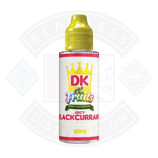 Donut King Fruits - Juicy Blackcurrant 0mg 100ml Shortfill - Flawless Vape Shop