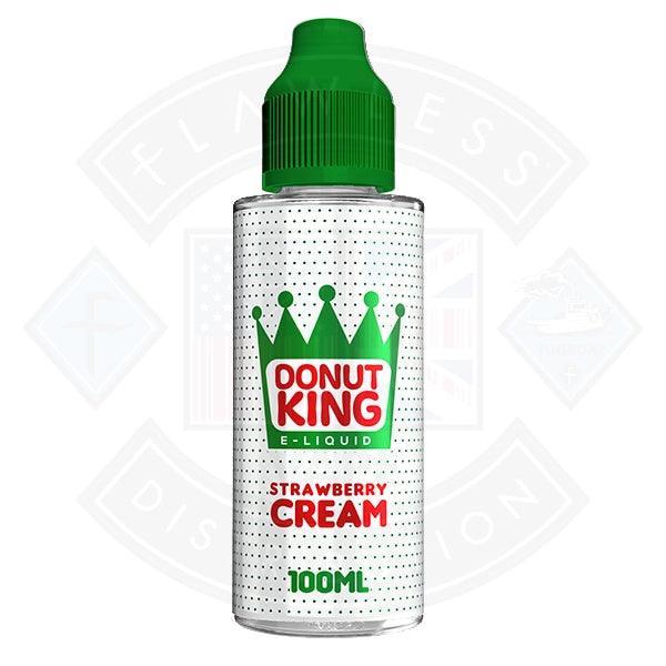 Donut King - Strawberry Cream 0mg 100ml Shortfill - Flawless Vape Shop