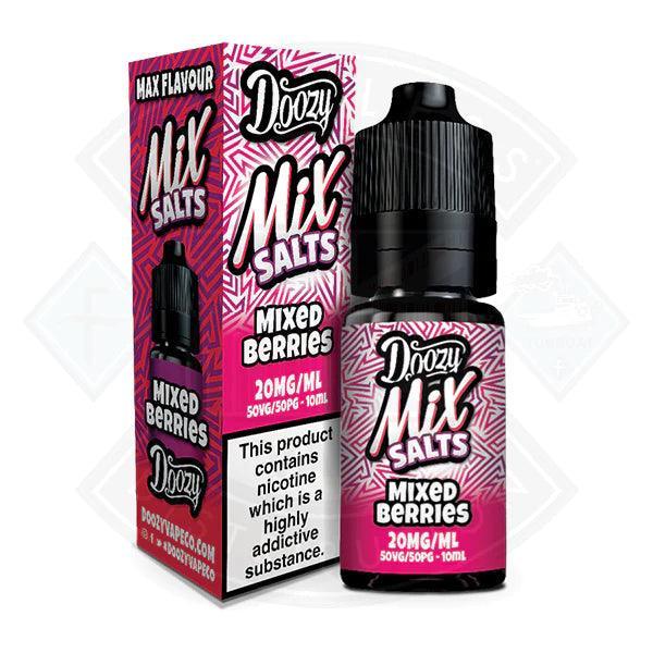 Doozy Mix Salts Mixed Berries 50/50 10ml e-liquid - 20mg - Flawless Vape Shop