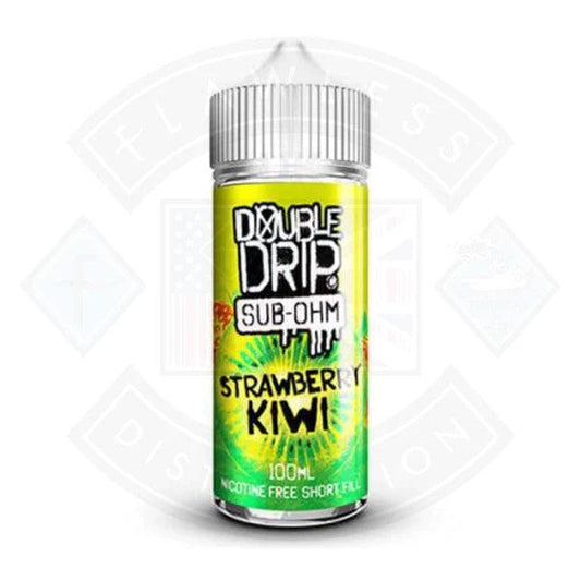 Double Drip Strawberry Kiwi 0mg 100ml E-liquid - Flawless Vape Shop