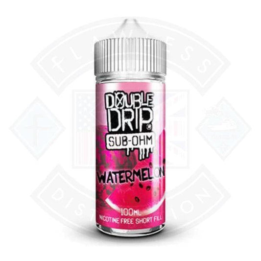 Double Drip Watermelon 0mg 100ml E-liquid - Flawless Vape Shop