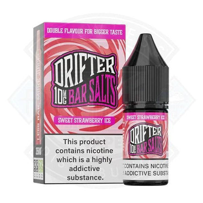 Drifter Bar Salts - Sweet Strawberry Ice Nic Salt 10ml - 10mg - Flawless Vape Shop