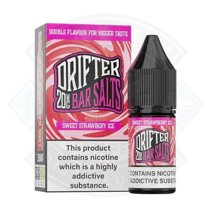 Drifter Bar Salts - Sweet Strawberry Ice Nic Salt 10ml - 10mg - Flawless Vape Shop