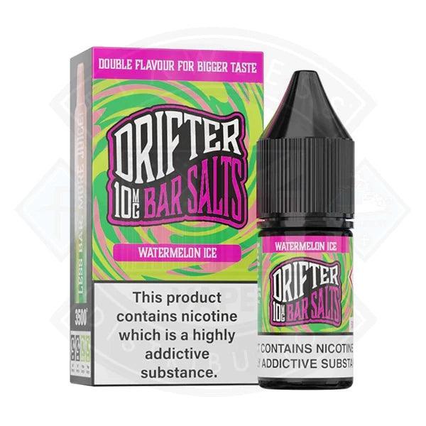 Drifter Bar Salts - Watermelon Ice Nic Salt 10ml - 10mg - Flawless Vape Shop