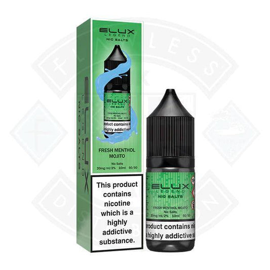 Elux Legend Nic Salt - Fresh Menthol Mohito 10ml - Flawless Vape Shop