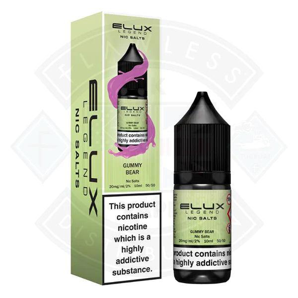 Elux Legend Nic Salt - Gummy Bear 10ml - 5mg - Flawless Vape Shop