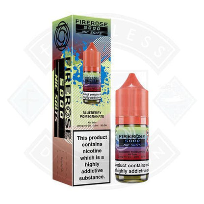 Firerose 5000 Blueberry Pomegranate Nic Salt 10ml by Elux - 10mg - Flawless Vape Shop
