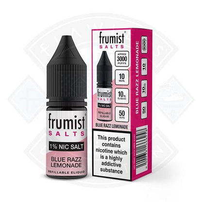 Frumist Salts- Blue Razz Lemonade 10ml - 10mg - Flawless Vape Shop