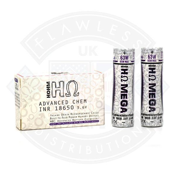 Hohm Tech Batteries Twin-Pack - LIFE INR 18650 3015 mAh - Flawless Vape Shop