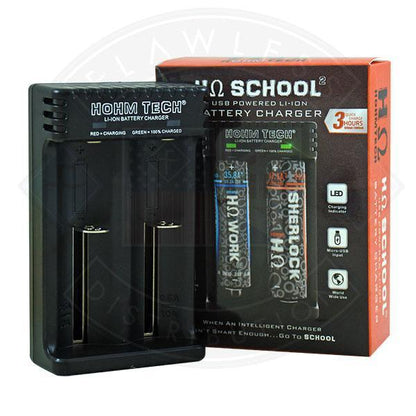 Hohm Tech School Battery Charger - Flawless Vape Shop