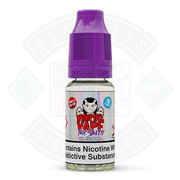 Ice Menthol Nic Salt by Vampire Vape 10ml - 10mg - Flawless Vape Shop