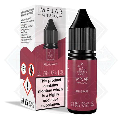 IMP JAR Red Grape Nic Salt 10ml E-Liquid - Flawless Vape Shop