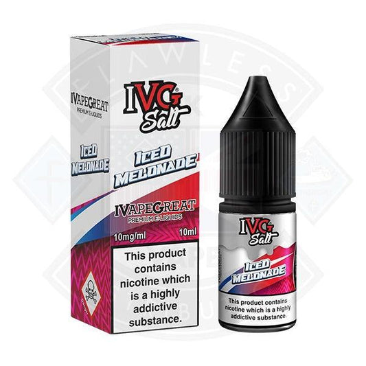 IVG Salt - Crushed Range - Iced Melonade 10ml - Flawless Vape Shop