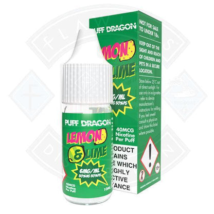 Lemon & Lime by Puff Dragon TPD Compliant - 10ml - 3mg - Flawless Vape Shop