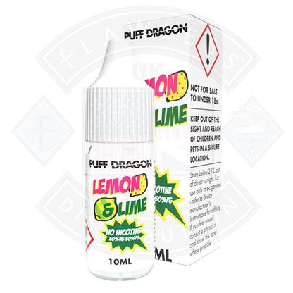 Lemon & Lime by Puff Dragon TPD Compliant - 10ml - 3mg - Flawless Vape Shop