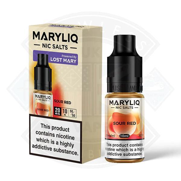 Lost Mary Maryliq Sour Red 10ml Nic Salt - 20mg - Flawless Vape Shop