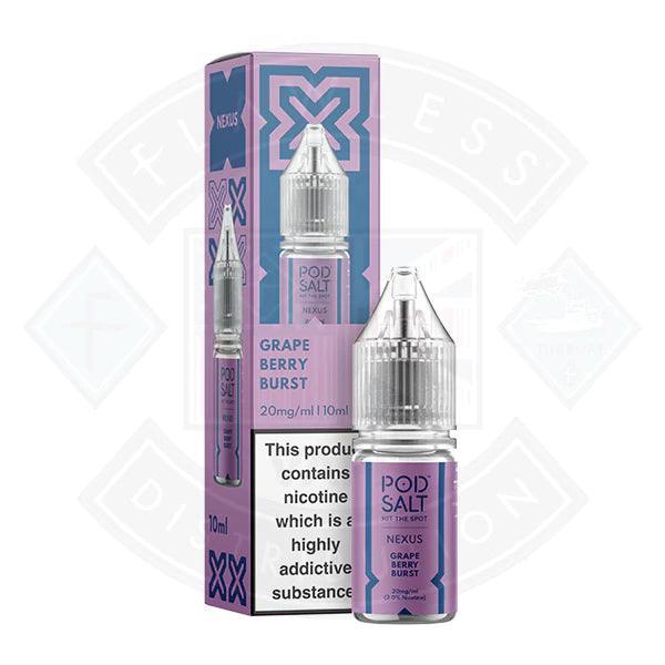 Nexus Pod Salt Grape Berry Burst 10ml - 5mg - Flawless Vape Shop