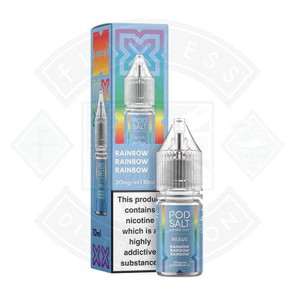 Nexus Pod Salt Rainbow 10ml - 20mg - Flawless Vape Shop