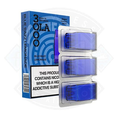 OLA 3000 Prefilled Pods 20mg 3pcs - Blue Razz Lemonade - Flawless Vape Shop