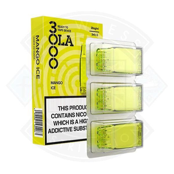 OLA 3000 Prefilled Pods 20mg 3pcs - Blue Razz Lemonade - Flawless Vape Shop
