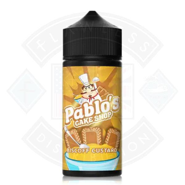 Pablo's Cake Shop - Biscoff Custard 100ml Shortfill - Flawless Vape Shop