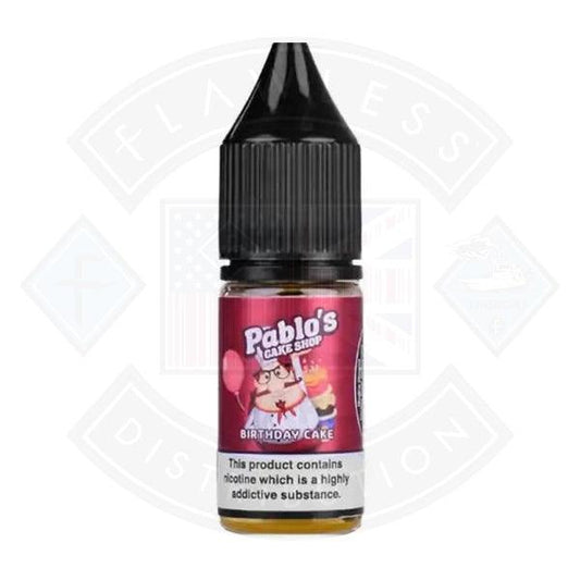 Pablos Cake Shop Salt Birthday Cake 10ml - Flawless Vape Shop