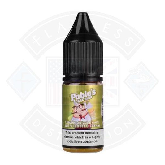 Pablos Cake Shop Salt Lemon Drizzle Cake with Clotted Cream 10ml - Flawless Vape Shop
