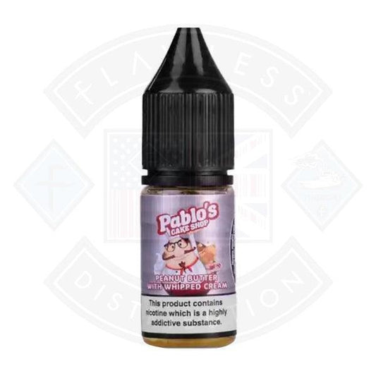Pablos Cake Shop Salt Peanut Butter with Whipped Cream 10ml - Flawless Vape Shop