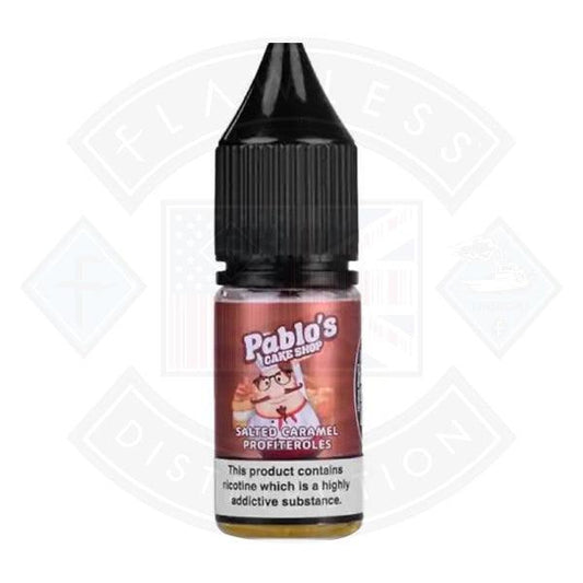 Pablos Cake Shop Salt Salted Caramel Profiteroles 10ml - Flawless Vape Shop