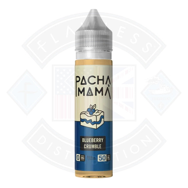 Pacha Mama Blueberry Crumble 50ml 0mg shortfill e-liquid